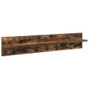 Vegghengt kleshenger Røkt eik 100 x 10.5 x 18 cm Konstruert tre