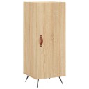 vidaXL Skjenk sonoma eik 34,5x34x90 cm konstruert tre