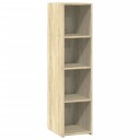  Hylle sonoma eik 30x41x124 cm konstruert tre