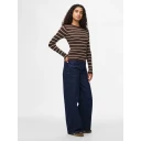 Pieces Pcmira New Ls O Neck Knit Noos Bc   Brown   XL