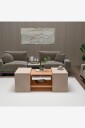 Hanah Home   Salongbordsett Sartos   Brun