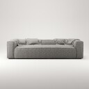 Decotique Grand 3 Seter Sofa Marble Grey
