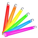 25 stk. Glowstick 6'' med ledning Lilla