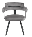 Trend Collection Bardio Spisestol – Grå Velour