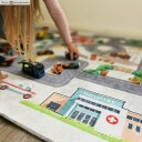Barneteppe City Street multi Størrelse: 160 x 230 cm