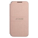 Case Guess Gubks22mpsasbpi S22+ S906 Rosa/Rosa Bok Saffiano Stripes
