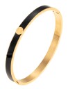 BY JOLIMA Palermo Bangle |Svart |One Size