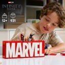 LEGO Super Heroes 76313 MARVEL logo og minifigurer