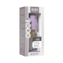 BIBS Glass Boheme Baby Bottle Round Latex 120 ml. Slow Flow Violet Sky   1 stk.