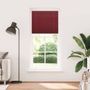  Plisségardin Bordeaux Rød 90x200 cm Stoff Bredde 89,4