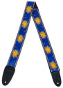 Levys Woven Jacquard Strap 2"" BLU