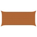 vidaXL Solskygge seil Oransje og Brunt 2 x 4,5 m 100% polyester Oxford
