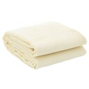 vidaXL Campingmatte kremhvit 6x2,5 m