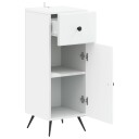 vidaXL Baderom Oppbevaringsskap BREDA Hvit 30 x 31 x 80 cm