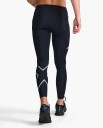 2XU Men's Aero Compression Tights M, Black/Silver Reflective