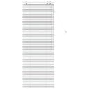 vidaXL Venetiansk persienne Hvit 55 x 160 cm 35 mm
