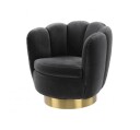 Eichholtz Mirage swivel lenestol mørkegrå