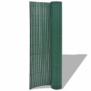 Hagegjerde Dobbeltsidig PVC 150x500 cm Grønn