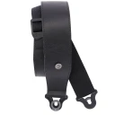 D"Addario 25BAL00 PW Comfort Leather Strap 2.5/64mm Auto Lock Black