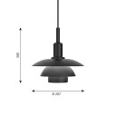 Louis Poulsen PH 3/3 Pendel All Black