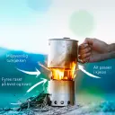 Komplett liten bålbrenner til 1–2 Solo Stove Lite Kit with Pot 900