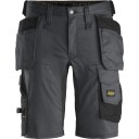 Snickers Workwear 6141 AllroundWork Arbeidsshorts grå/svart 46