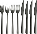 Aida Raw grillbestikk 8 deler Sort