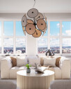 By Rydens Cappello taklampe Ø82 cm matt sort/beige