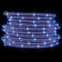 vidaXL Taulys med 1200 lysdioder kaldhvit 50 m PVC