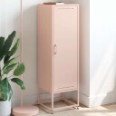  Highboard rosa 36x39x123 cm stål