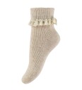 Huttelihut Wool Lace Socks 2 Pack   Beige   31\34