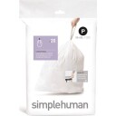 Spesialtilpassede poser, 50–60 l, kode P, 20 stk., hvite white 50-60 liter