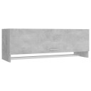 vidaXL Garderobe betonggrå 100x32,5x35 cm sponplate