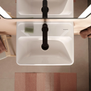 Hansgrohe Xanuia Q Vegghengt Servant 45x34 cm m/1 bl.hull m/ol Hvit