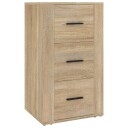 vidaXL Skjenk sonoma eik 40x33x70 cm konstruert tre
