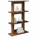 vidaXL Vegghylle Veggmontert Gammelt tre 56 x 20 x 90 cm