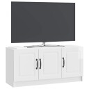  TV skap Høgglans hvit 99 x 34,5 x 47 cm Konstruert tre