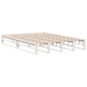  Sengeramme uten madrass hvit 120x200 cm heltre furu 8721102853159