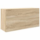  Veggskap til baderom sonoma eik 80x25x40 cm konstruert tre