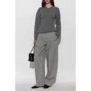 Jil Sander Dame Strikkevarer Grå L,