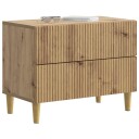  Nattbordskap Artisan eik 62 x 34,5 x 48 cm Konstruert tre