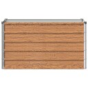 vidaXL Hevet Hagebed Treet Brown 100 x 40 x 55 cm kaldvalset stål