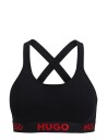 HUGO Bralette Padded Sporty Logo   Black   L