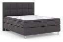 Select No 5 Komplett Sengepakke 180x200 Fast Watergel - Mørkegrå/Metallben
