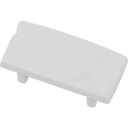 Ansell Lighting endestykke uten hull 8x17,1 mm hvit