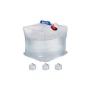 Sett med 4 sammenleggbare vannbeholdere 20 L