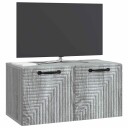  Vegghengt TV skap Grå sonoma 59,5 x 31 x 30 cm Konstruert tre