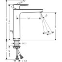 Hansgrohe Vernis Blend 190 med Løfteventil 71552000