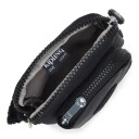 Kipling Telmo Liten lommebok med avtakbar skulderrem Black Noir