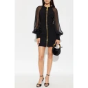Balmain Dame Kjoler Svart XL,